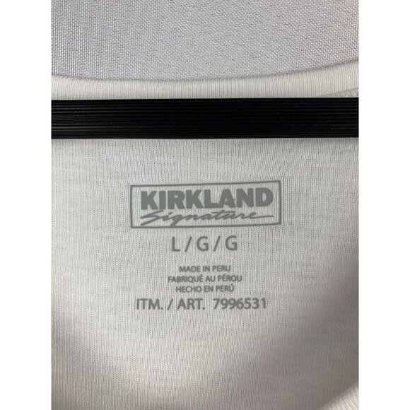 Kirkland Womens Peruvian Pima Cotton T-Shirt L White - Picture 4 of 5
